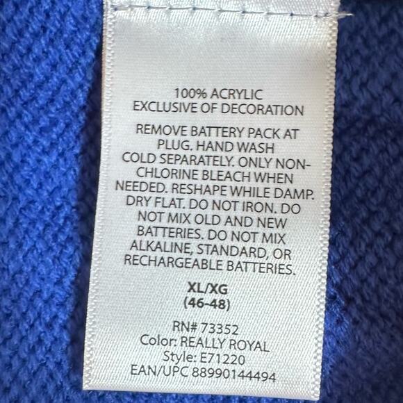 NWT Jolly Sweaters Murderous Snowman Ugly Christmas Sweater Xmas Holiday XL - Picture 9 of 15